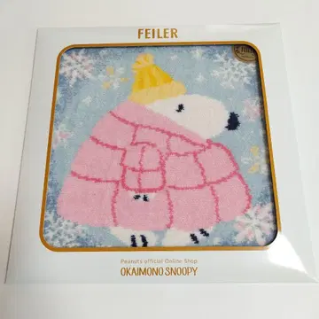 FEILER 페이러 스누피 손수건 눈 트윙클 스노우 미사용 새상품