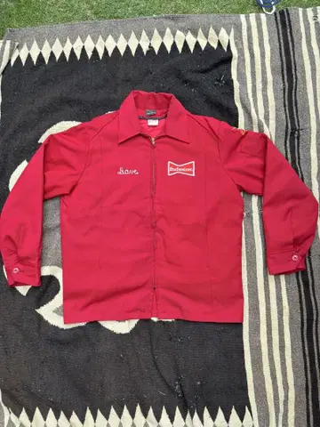 Budweiser 레드 자켓 L 사이즈