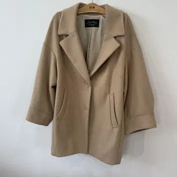 Another Edition 베이지 체스터 코트