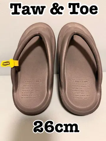 TAW & TOE 샌들 비치샌들 블랙 26cm 한국 패션 E