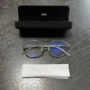 JINS 클리어 프레임 블루라이트 차단 안경