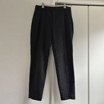 ZARA 도트 무늬 슬랙스 블랙
