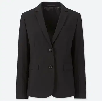 컨디션 최상 ] UNIQLO 스트레치 자켓 M 블랙 테일러드 자켓