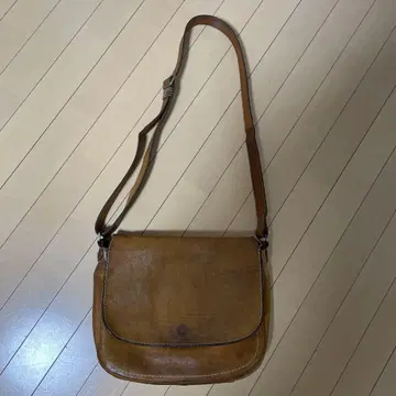 [ 당일 발송 ] 츠치야 가방 제조소 브라운 가죽 숄더백