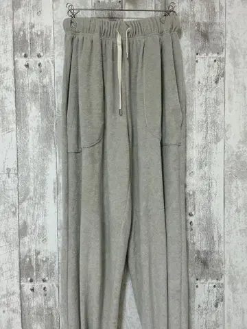 marfa 그레이 조거 팬츠 파일 타월 원단