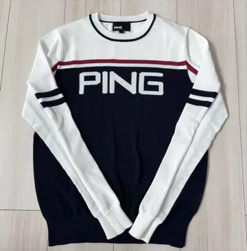 핑 PING 니트 스웨터 빅 로고 여성용 골프웨어 S