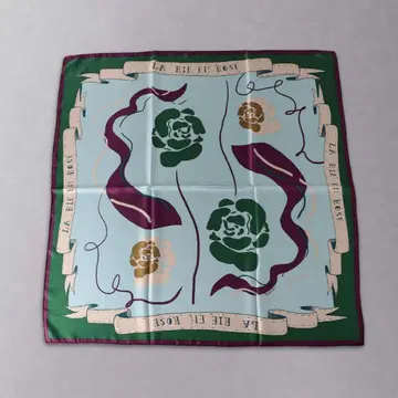 manipuri 실크 스카프 L 23FW