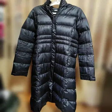 IGNIO 블랙 롱 다운 자켓 M
