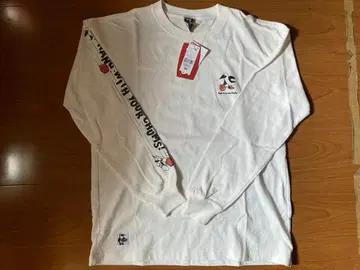 미사용 CHUMS Bowl L/S T-Shirt M 화이트