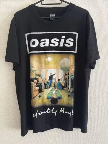 Oasis Definitely Maybe T셔츠 블랙