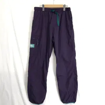 BUTTER GOODS : 나일론 카고 팬츠 M 퍼플 x 그린