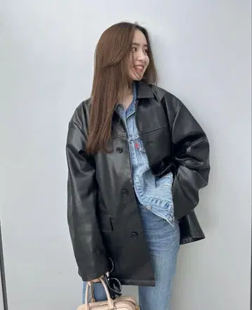 Gajess 가죽 자켓