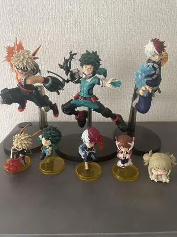 히로아카 미도리야 이즈쿠 바쿠고 카츠키 토도로키 쇼토 피규어