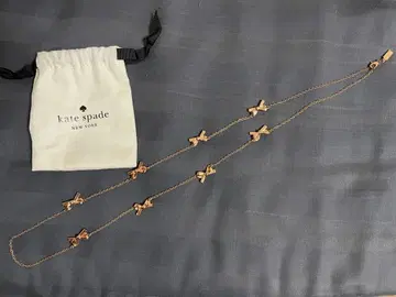 kate spade 골드 리본 목걸이