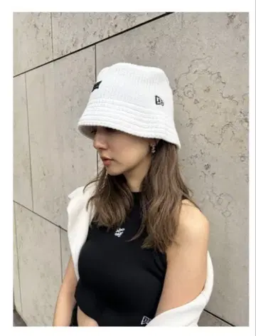 SNIDEL NEWERA 화이트 버킷 햇