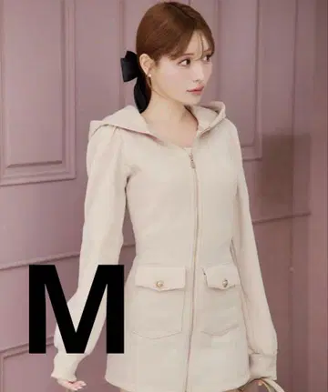 rady 집업 원피스 베이지 후드 원피스