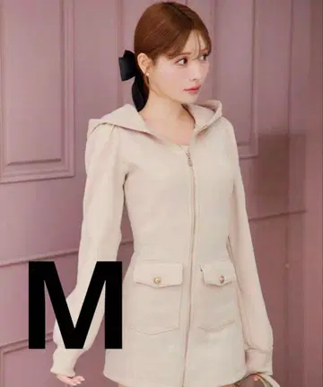 rady 집업 원피스 베이지 후드 원피스