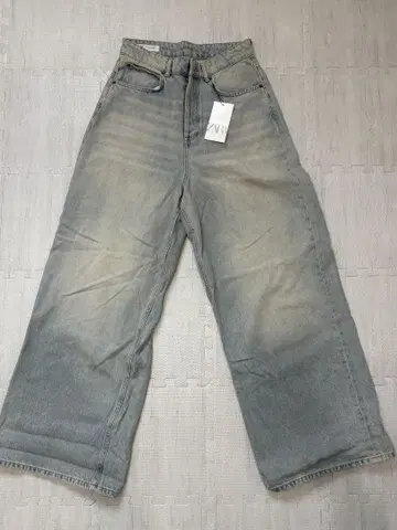 ZARA 남성용 슈퍼 배기 데님