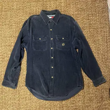 [구제 의류] TOMMY HILFIGER 코듀로이 셔츠 네이비