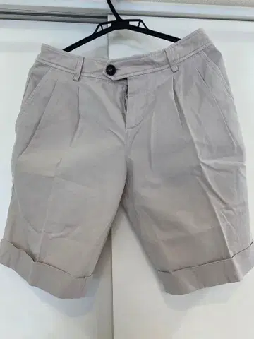베이지 접이식 숏팬츠 택 포함 새상품