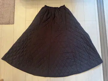BARNEYS NEWYORK 퀼팅 스커트 롱 플레어