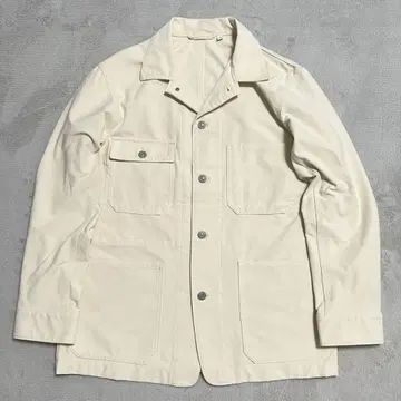 유니클로 커버올 화이트 데님 R-8184