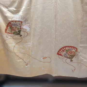 순수 실크 이중 기모노 호몬기 8800엔