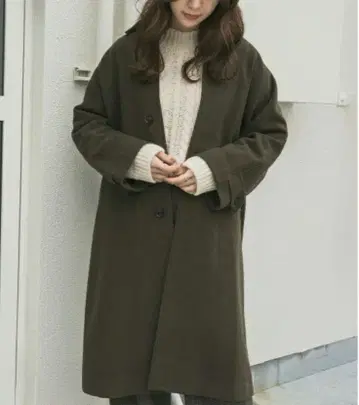 URBANRESEARCHDOORS 울 발마칸 코트 카키