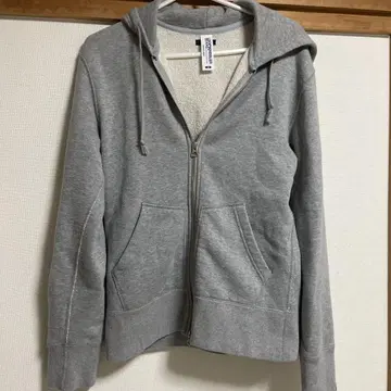 빔즈 루프 휠러 슬림핏 그레이 후드티