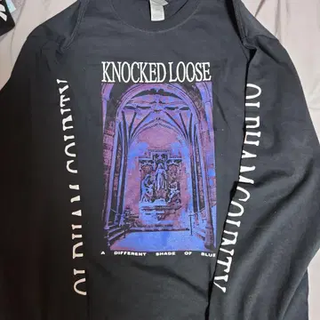 KNOCKED LOOSE 롱 T셔츠 L 사이즈 미사용 새상품 데스코어