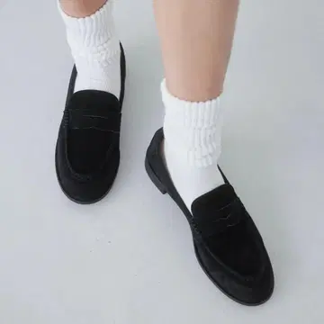 신상 시루무린 PLAIN 스웨이드 로퍼 M