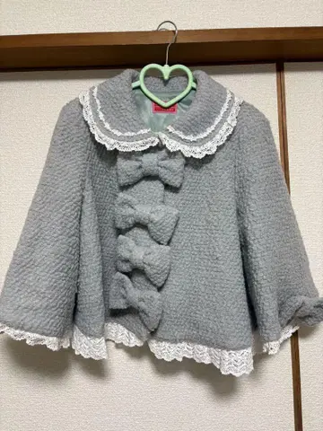 Teddy Ribbon 숏 자켓