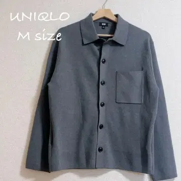 UNIQLO 밀라노 리브 셔츠 가디건 카라 부착 니트 새상품급