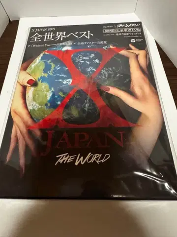 X JAPAN THE WORLD DVD 초회 한정판 럭셔리 BOX반
