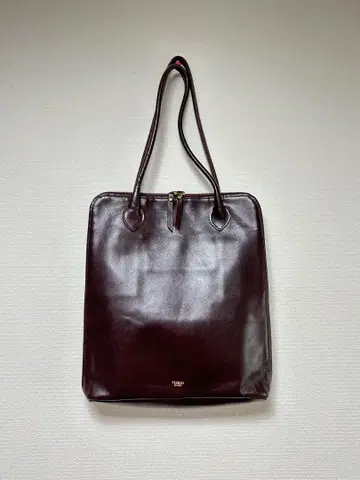 TIDEWAY 다크 브라운 토트백