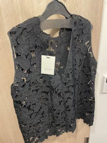 드레스레이브 DRESSLAVE 2way 레이스 탱크탑 베스트