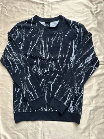 H&M 마블 무늬 트레이닝복 XS 블랙