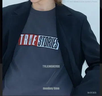 monkey time TALKING HEADS 셔츠 차콜 XL