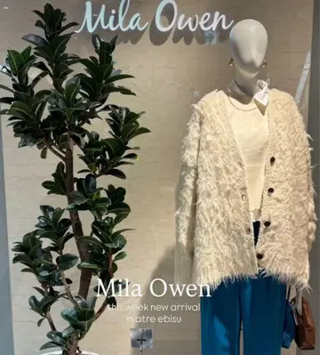 Mila Owen 샤기 가디건