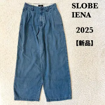 새상품 슬로브 이에나 LEDENIM TUCK TROUSER