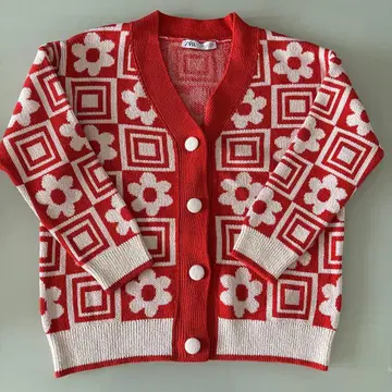 ZARA 꽃무늬 가디건