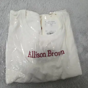 Allison Brown Daily T-shirt 화이트 FREE