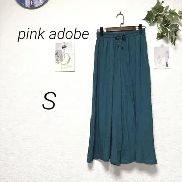 10403 pink adobe 핑크 어도비 와이드 팬츠 S 레이온 혼방