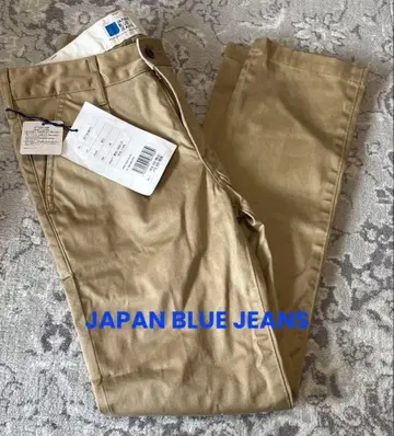 JAPAN BLUE JEANS 베이지 치노 팬츠 미사용 택 포함