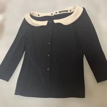 FOXEY 폭시 카라 부착 가디건