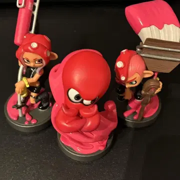 스프라툰 amiibo 문어걸 문어보이 문어세트