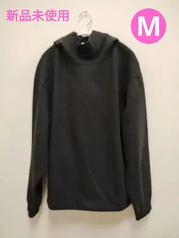 유니클로 U 브러쉬드 저지 풀 후드티 M 다크 그레이