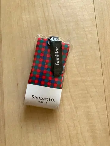 familiar Shupatto 12L 5kg 에코백 체크 무늬