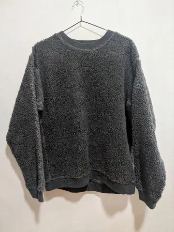 FREAK'S STORE 다크 그레이 플리스 니트