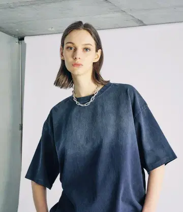 selle glant GRADATION SULFUR DYE T-SHIRT